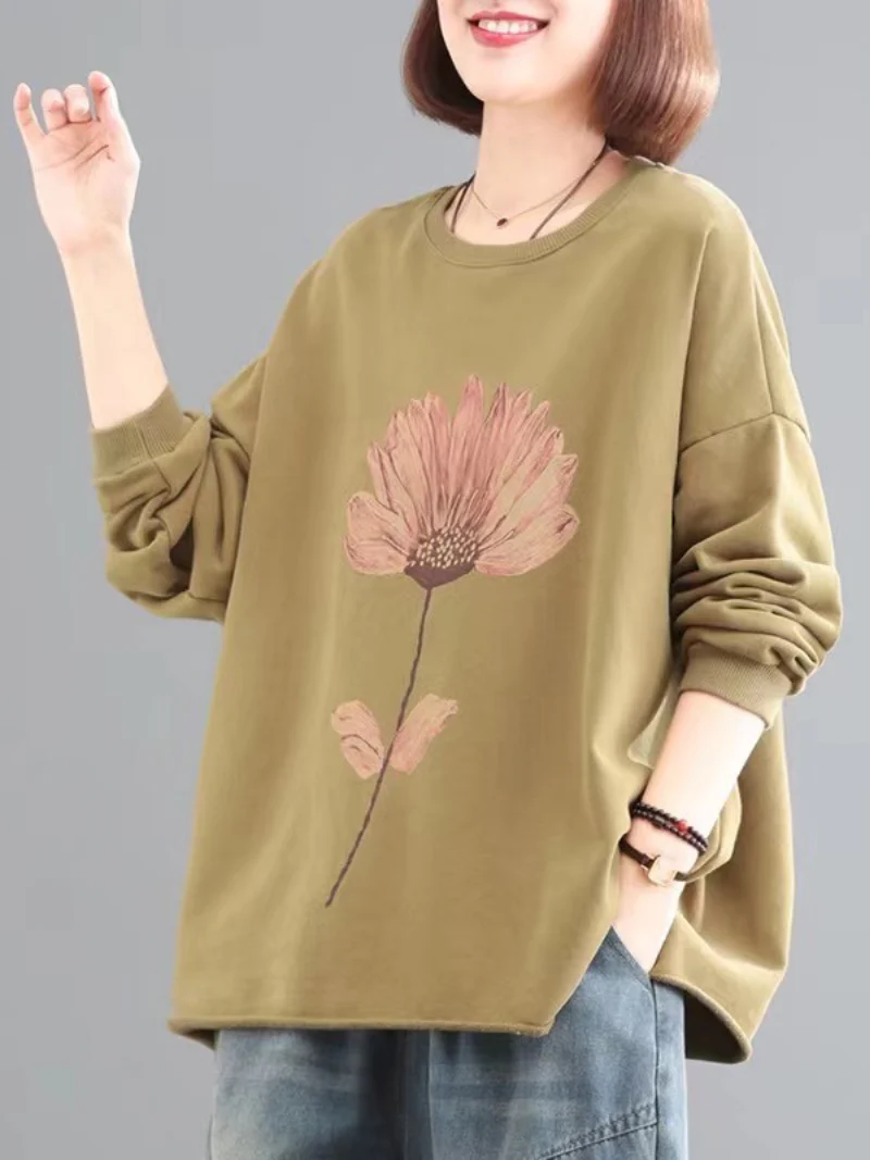 Everybody Loves Cotton Round Neck Loose Top - Image 9