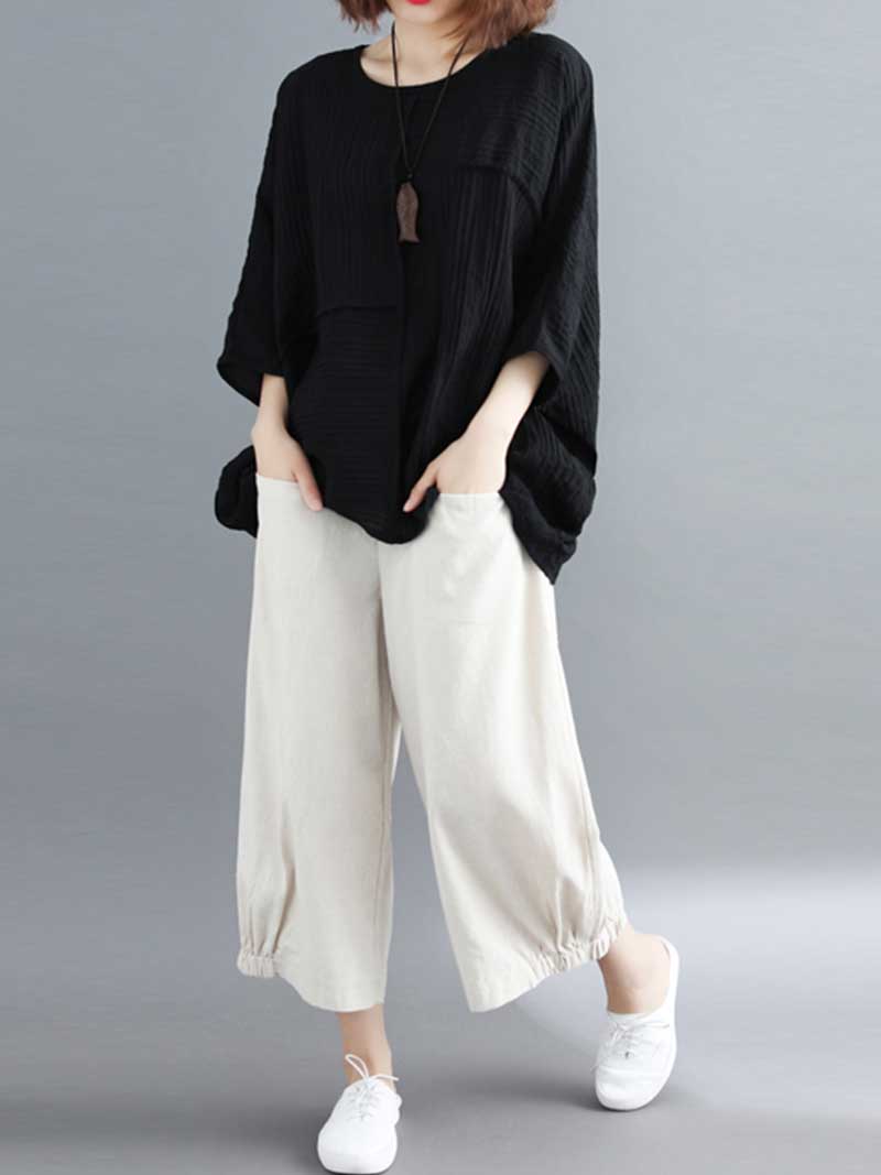 Everybody Loves Round Neck Plain Top - Image 10
