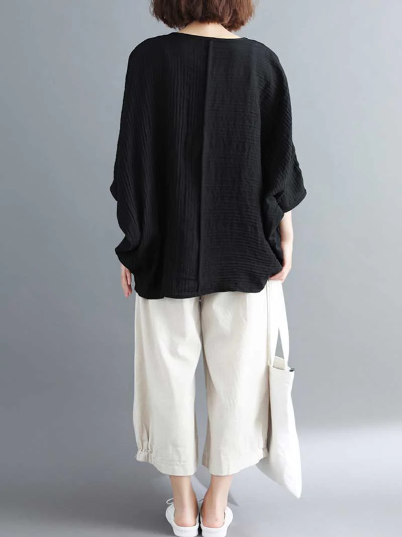 Everybody Loves Round Neck Plain Top - Image 3