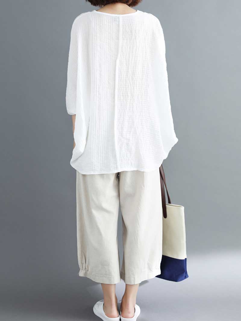 Everybody Loves Round Neck Plain Top - Image 4