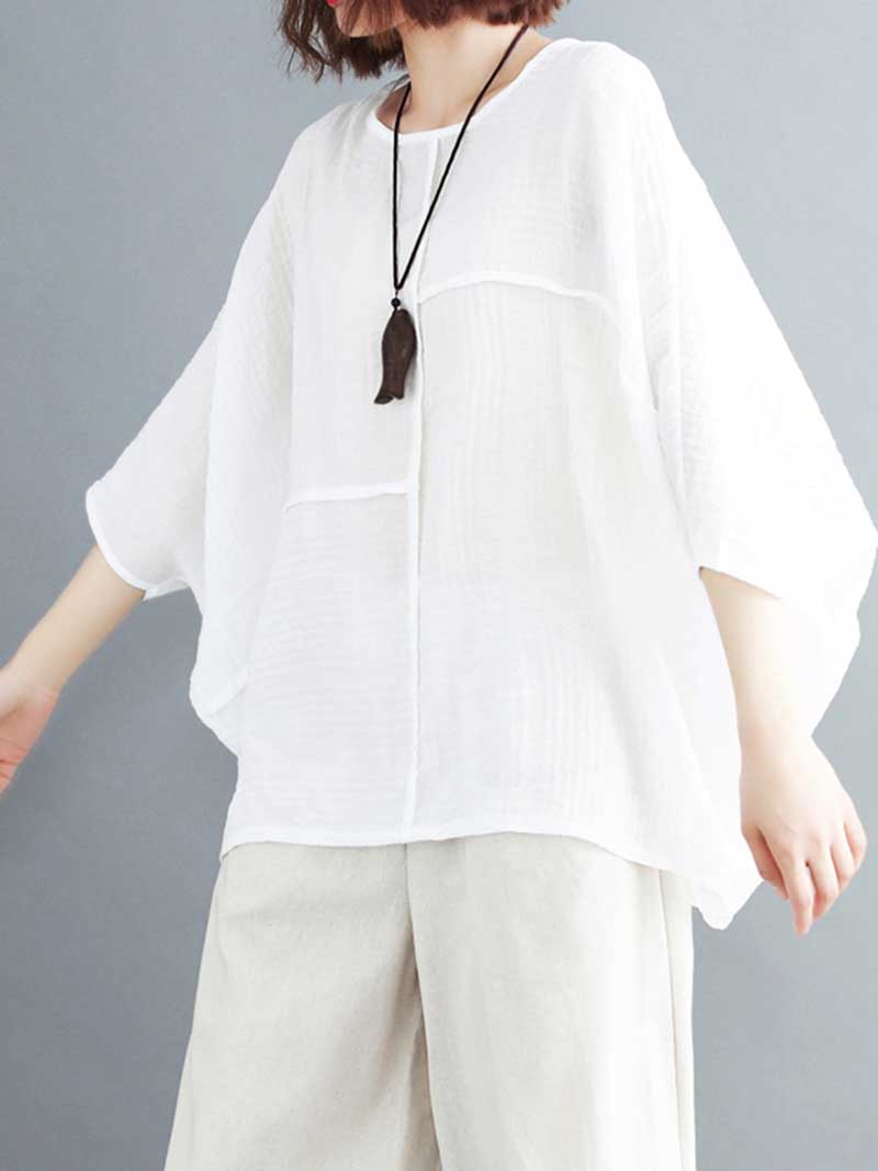 Everybody Loves Round Neck Plain Top - Image 6