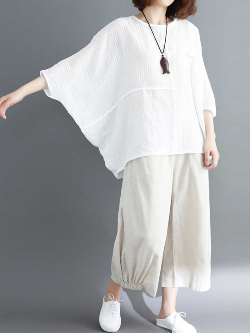 Everybody Loves Round Neck Plain Top - Image 8