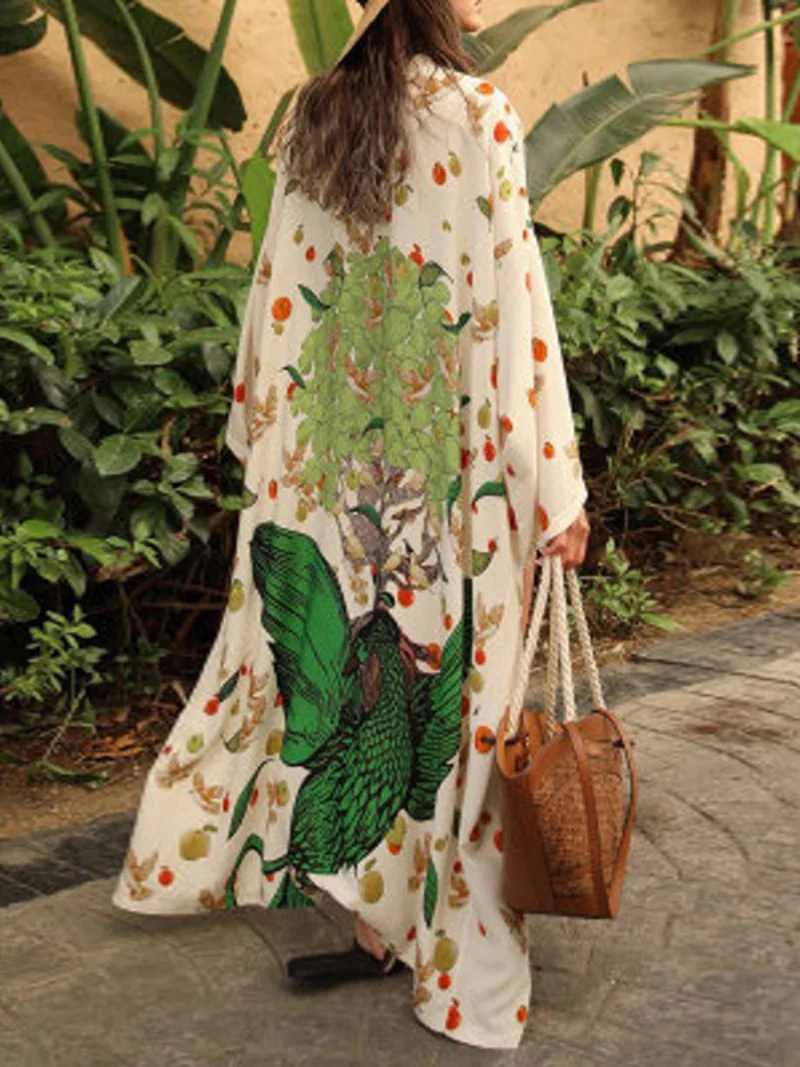 Everyone Loves Polyester Cardigan Style Kimono Jacket - Image 3