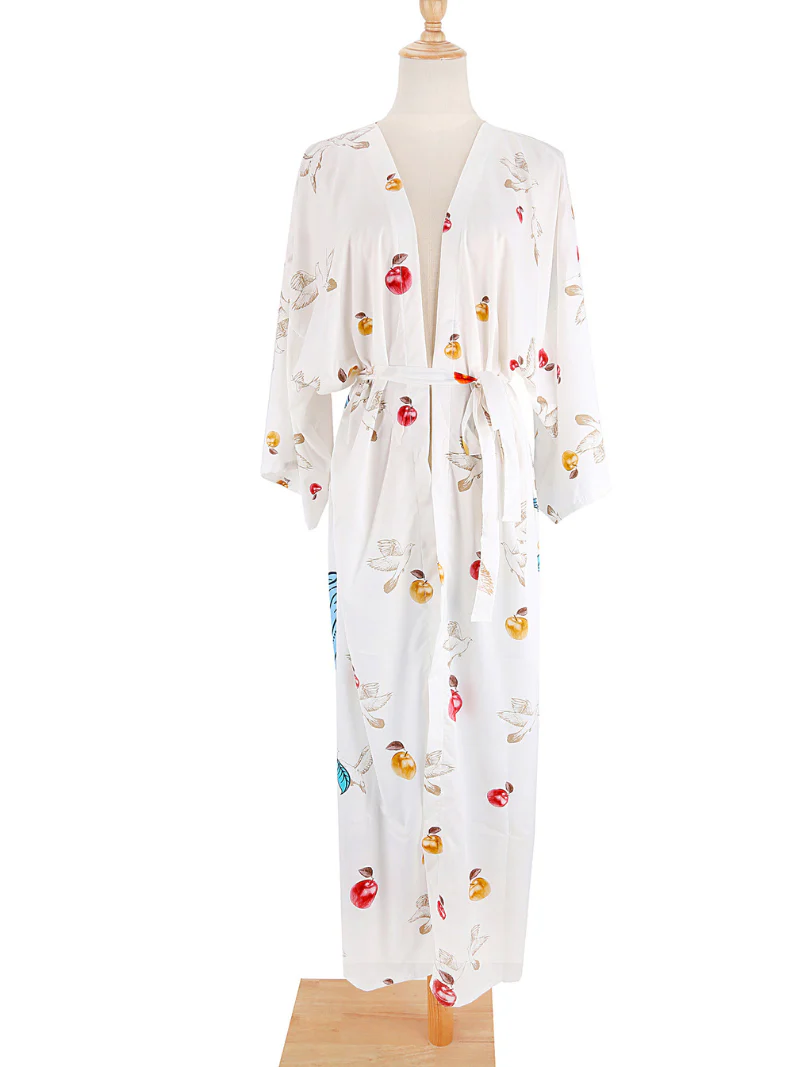 Everyone Loves Polyester Cardigan Style Kimono Jacket - Image 5