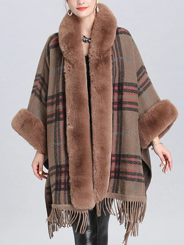 Extravagant Tassel Border Flully Neck Cape Cardigan - Image 2