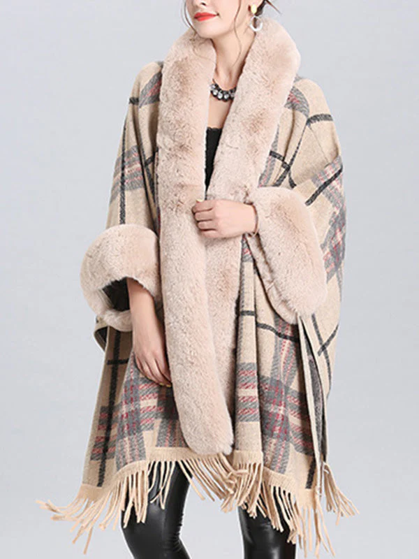 Extravagant Tassel Border Flully Neck Cape Cardigan - Image 6