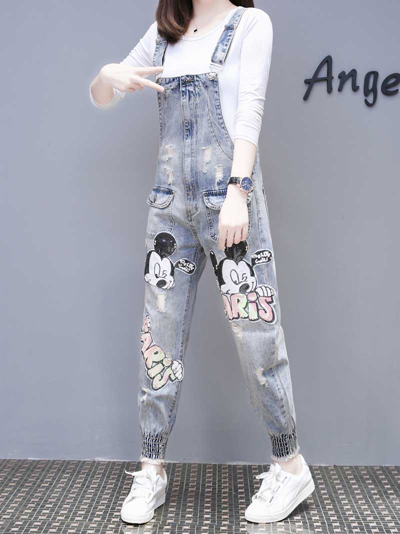 Falling in Love Denim Overall Dungaree - Image 2