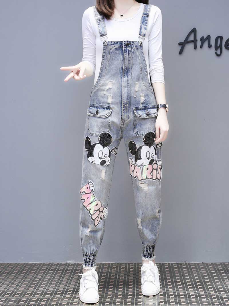 Falling in Love Denim Overall Dungaree - Image 3