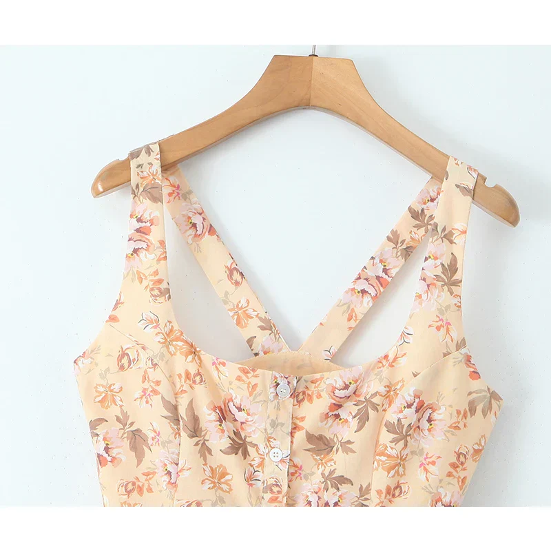 Falling Petals Midi Dress - Image 3