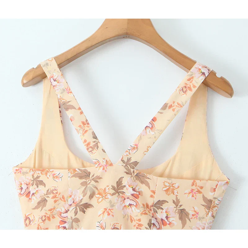 Falling Petals Midi Dress - Image 4