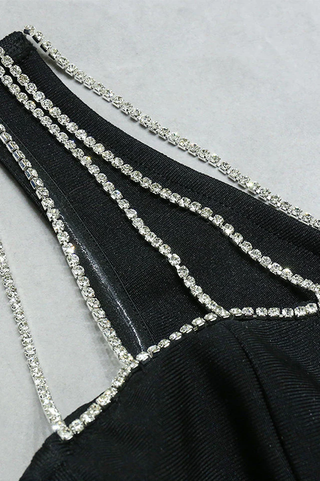 Favana One Shoulder Short Slit Dress - Image 7
