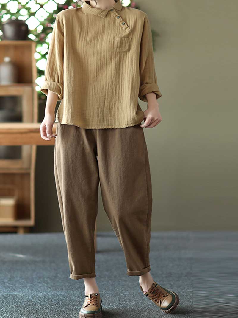 Feel The Heart Double-Layer Cotton Top - Image 10