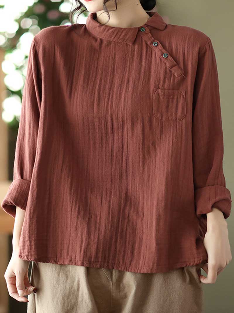 Feel The Heart Double-Layer Cotton Top - Image 4
