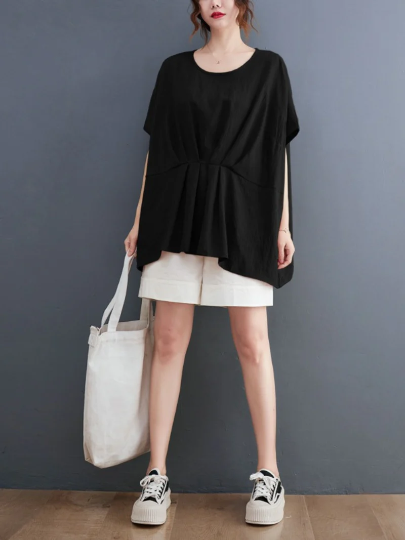 Feel The Heart Cotton Round Neck Top - Image 9
