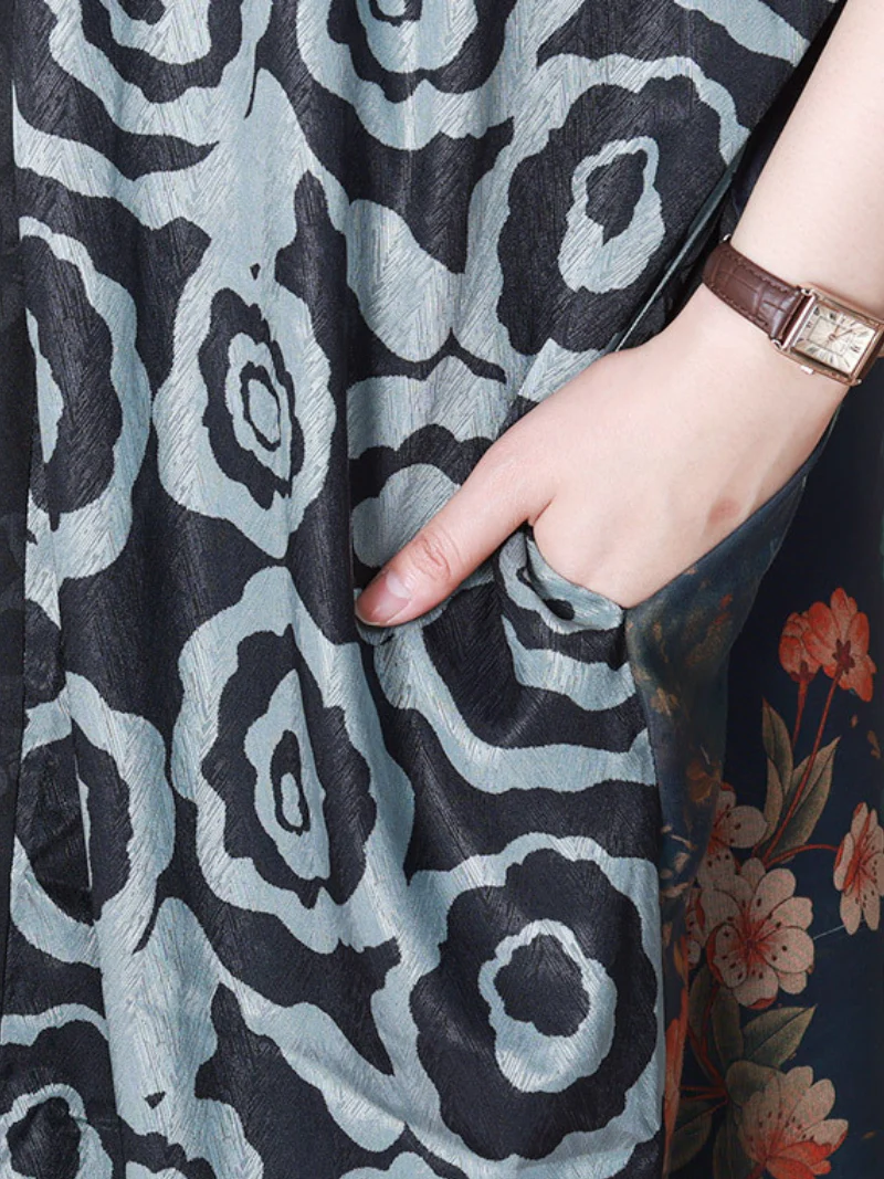 Feel The Moment Stand Collar A-line Dress - Image 3