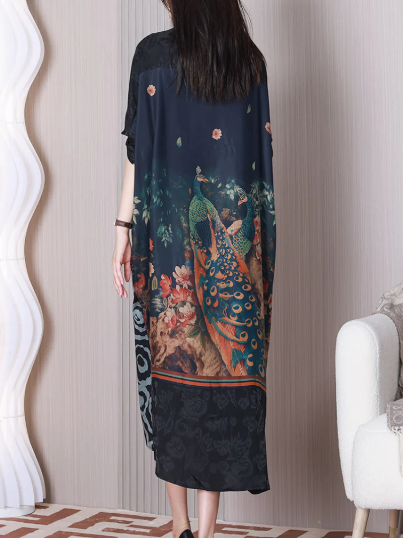 Feel The Moment Stand Collar A-line Dress - Image 4