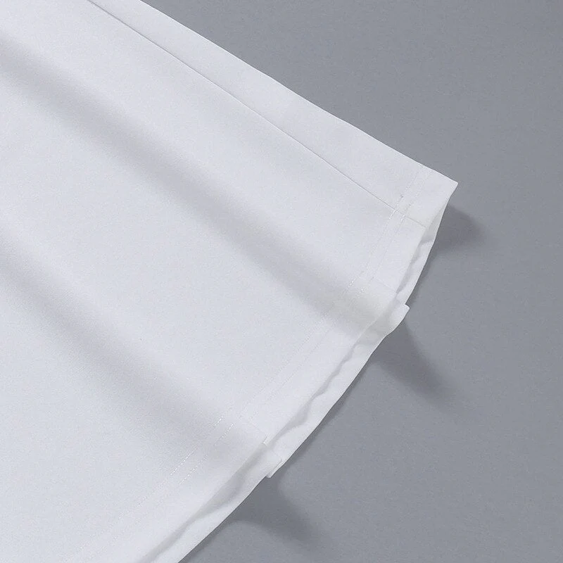 AIRI V NECK WHITE Mini Dress - Image 14
