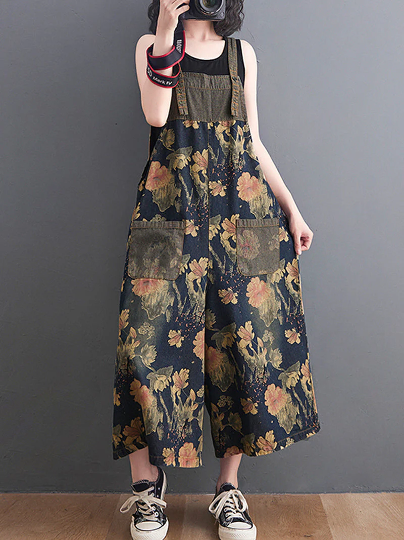 Find Your Way Printed Overall Dungaree - Image 10
