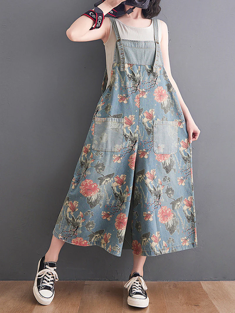 Find Your Way Printed Overall Dungaree - Image 11