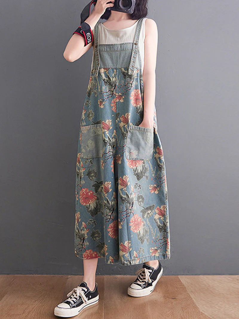 Find Your Way Printed Overall Dungaree - Image 9