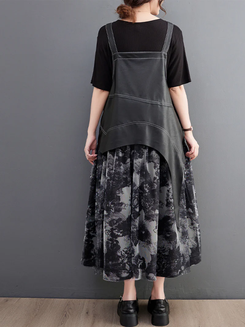 Find Your Way Cotton Mid-Length A-line Dress - Image 2