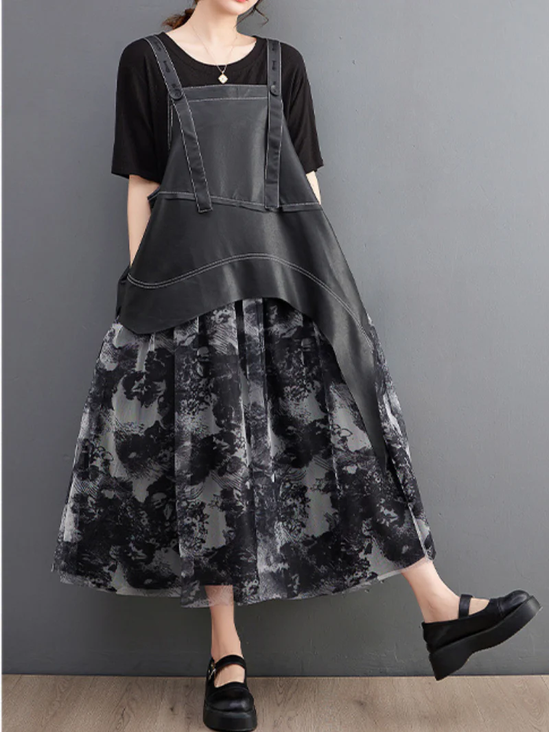 Find Your Way Cotton Mid-Length A-line Dress - Image 4