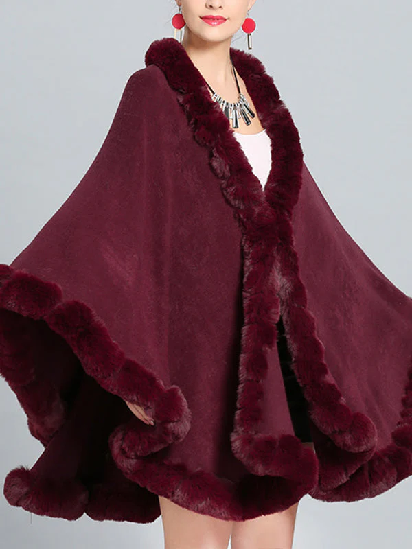 Fine Fancy Poncho Plus Size Cape Cardigan - Image 10