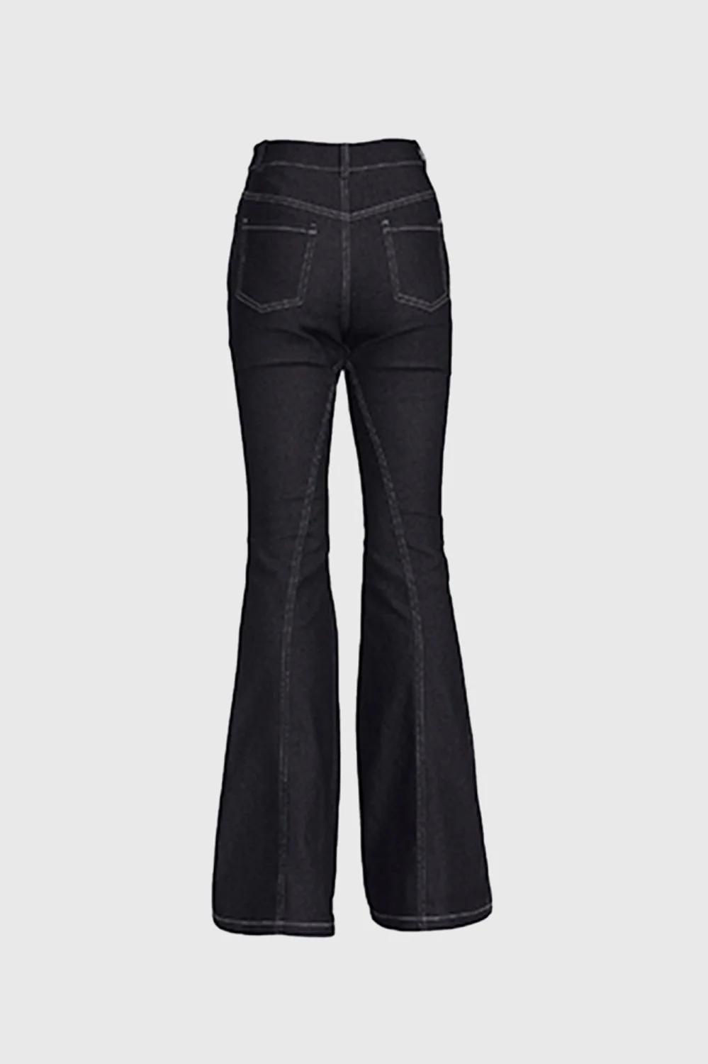 Flared Jeans - Black - Image 3