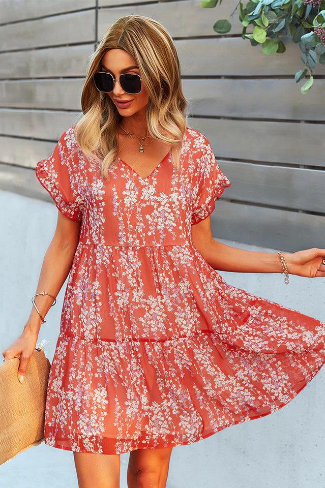 Floral Babydoll Dress - Image 12