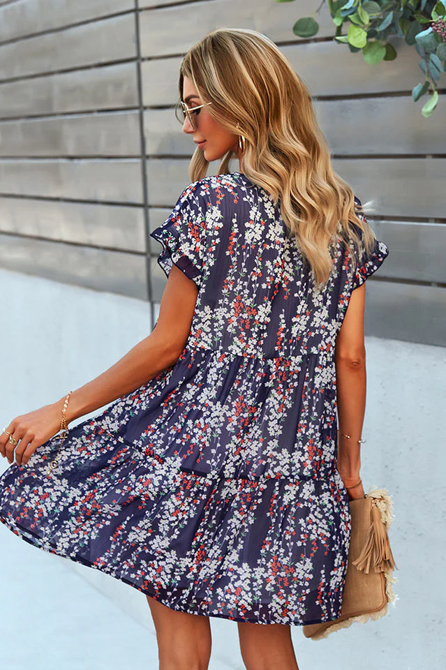 Floral Babydoll Dress - Image 16