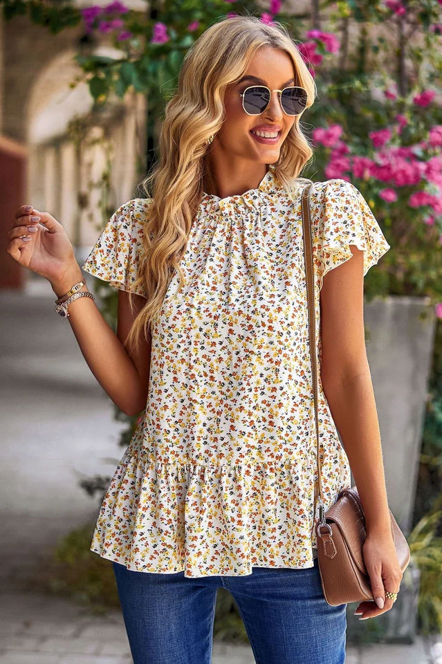 Floral Print Blouse - Image 9
