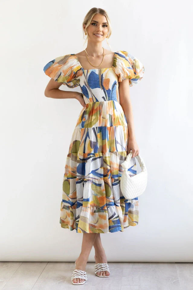 Flossy Midi Dress - Image 15