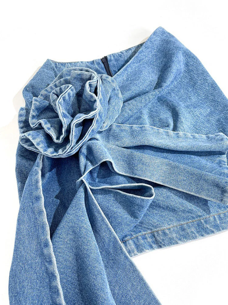 MURASAKY FLowER DECORATED Mini Skirt - Image 24