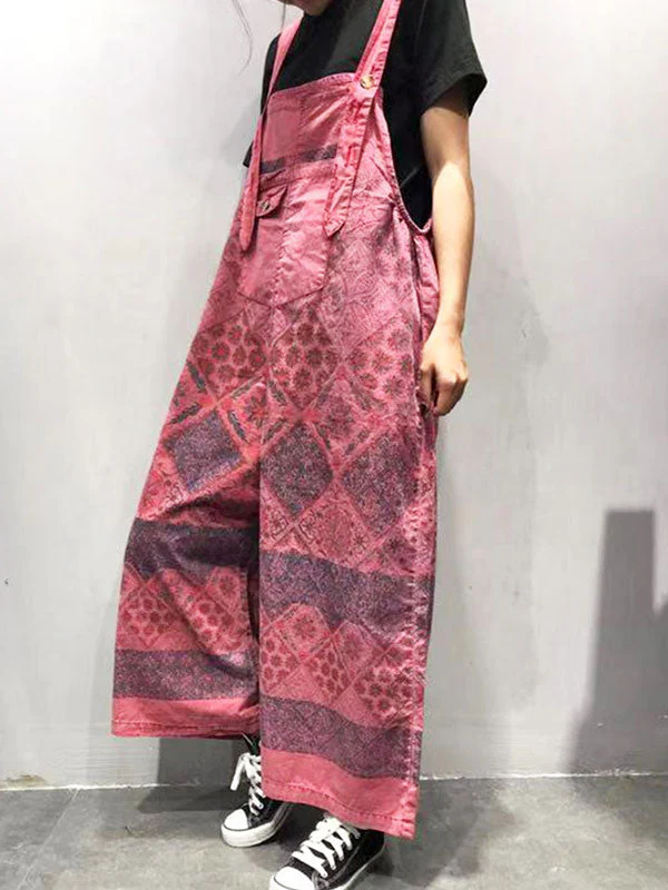 Flowy Functionality Cotton Overalls - Image 3
