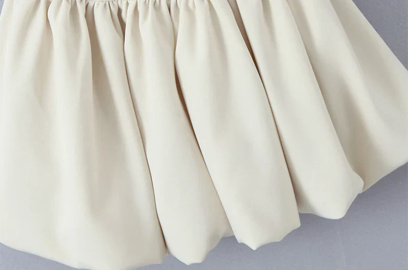 Fondness Frill Cream Dress - Image 8