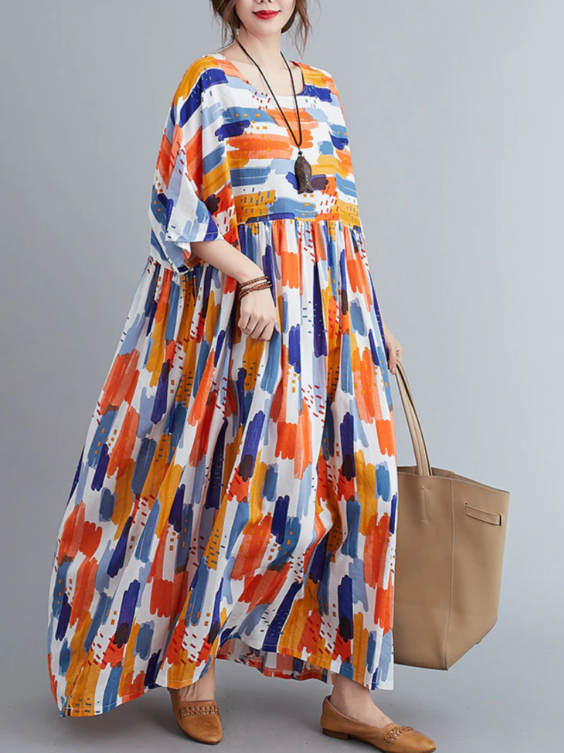 Forever In My Heart Cotton Smock Dress - Image 2