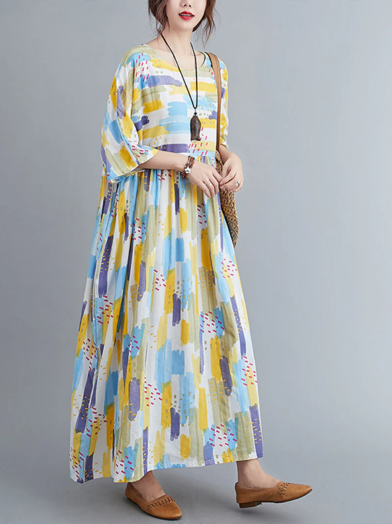 Forever In My Heart Cotton Smock Dress - Image 3