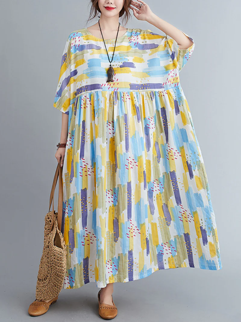 Forever In My Heart Cotton Smock Dress - Image 7