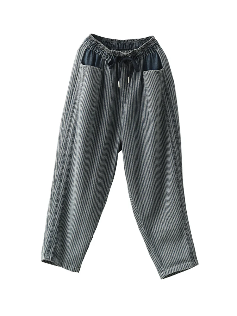 Free People's Elastic Waist Bottom Pants - Image 6