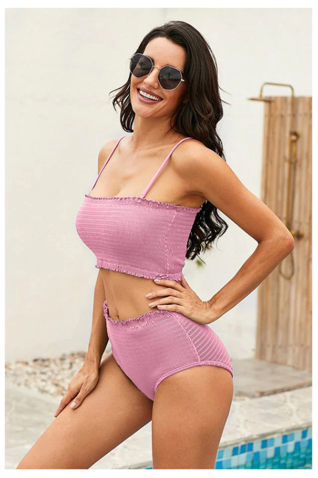 Frill Two Piece Swimsuit - Image 3