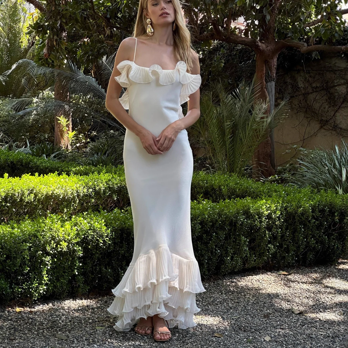 Fungus Hem Suspender Midi Dress - Image 3