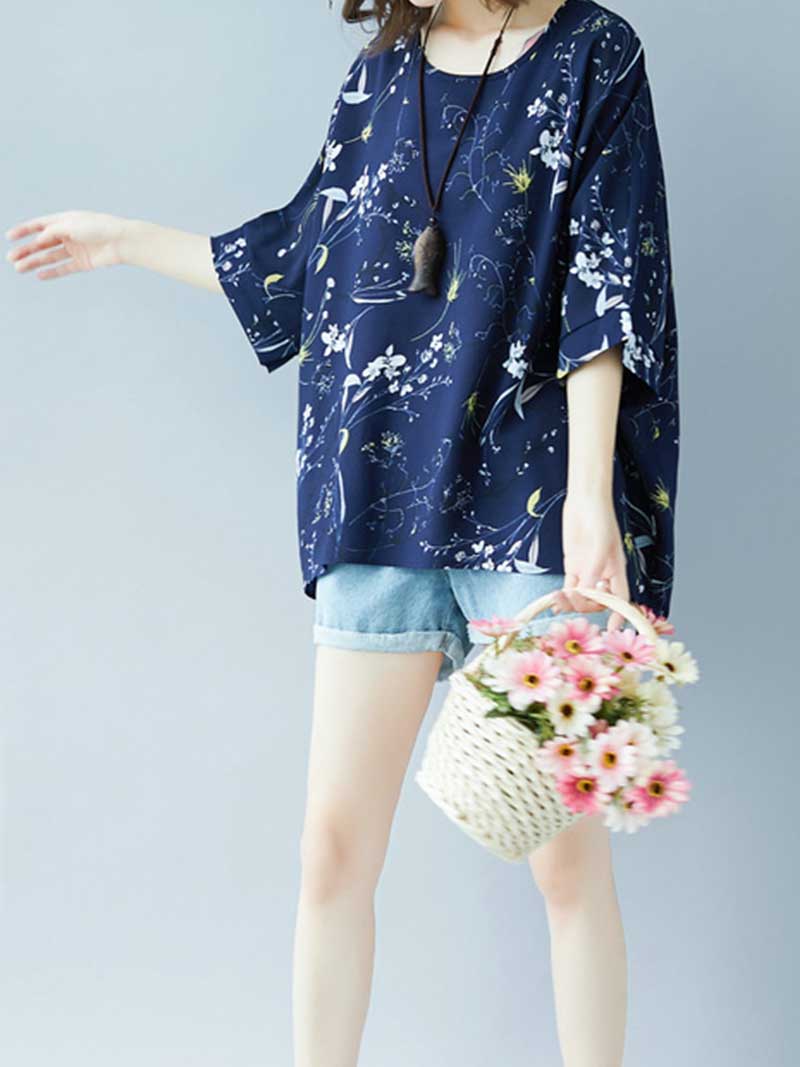 Game of Love Printed Floral Shirt Top - Image 10