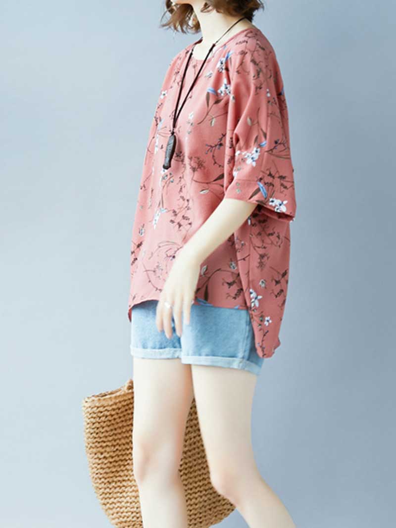 Game of Love Printed Floral Shirt Top - Image 12