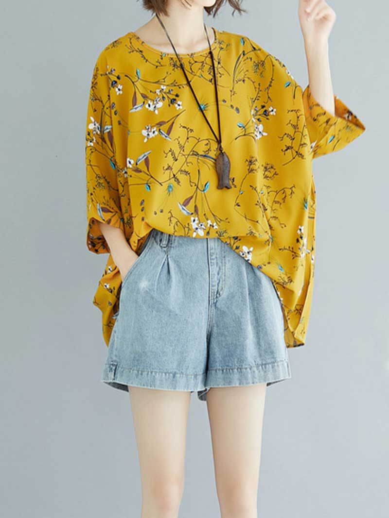 Game of Love Printed Floral Shirt Top - Image 15
