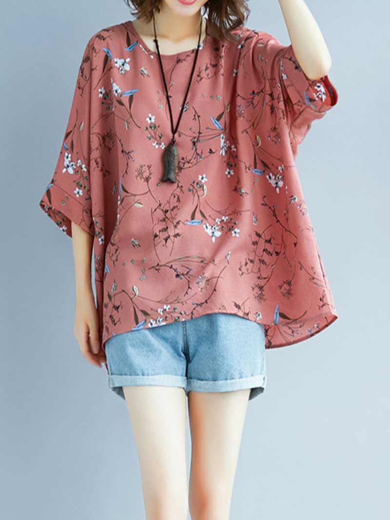 Game of Love Printed Floral Shirt Top - Image 16