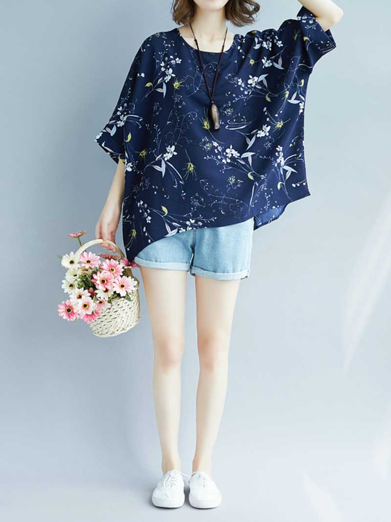 Game of Love Printed Floral Shirt Top - Image 17