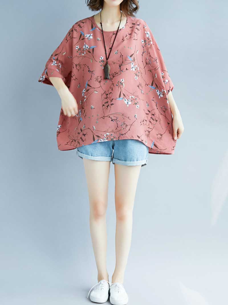 Game of Love Printed Floral Shirt Top - Image 19