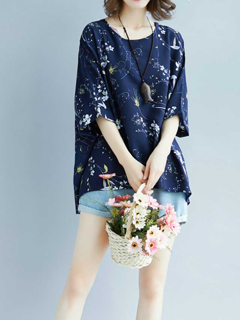 Game of Love Printed Floral Shirt Top - Image 21