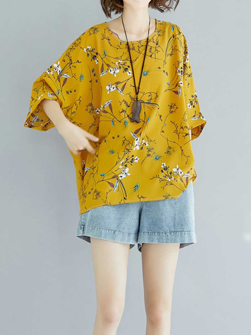 Game of Love Printed Floral Shirt Top - Image 3