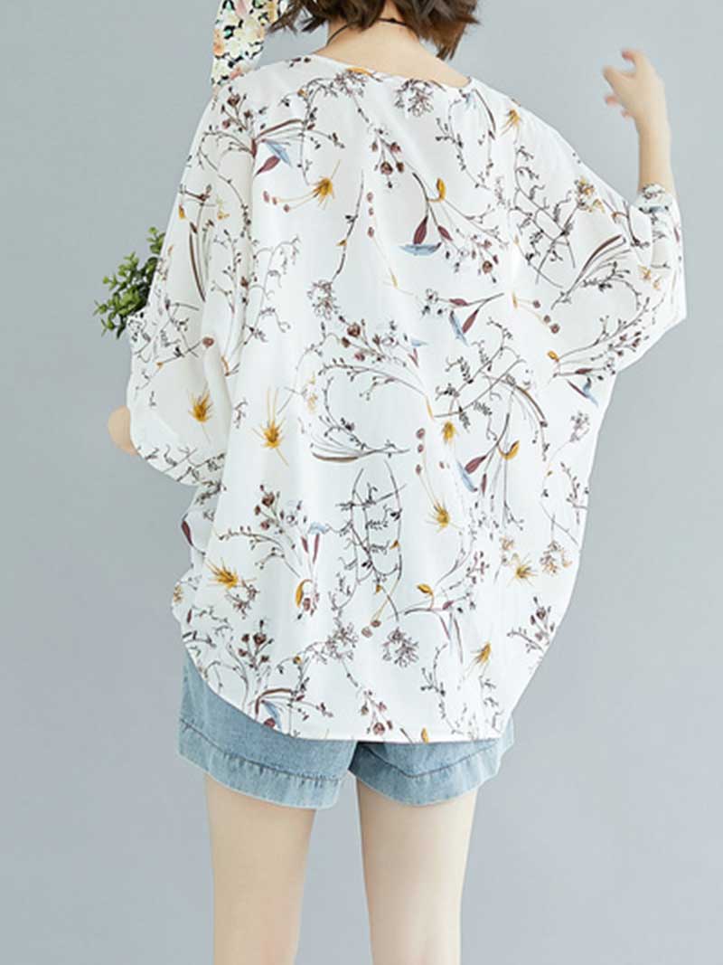Game of Love Printed Floral Shirt Top - Image 5